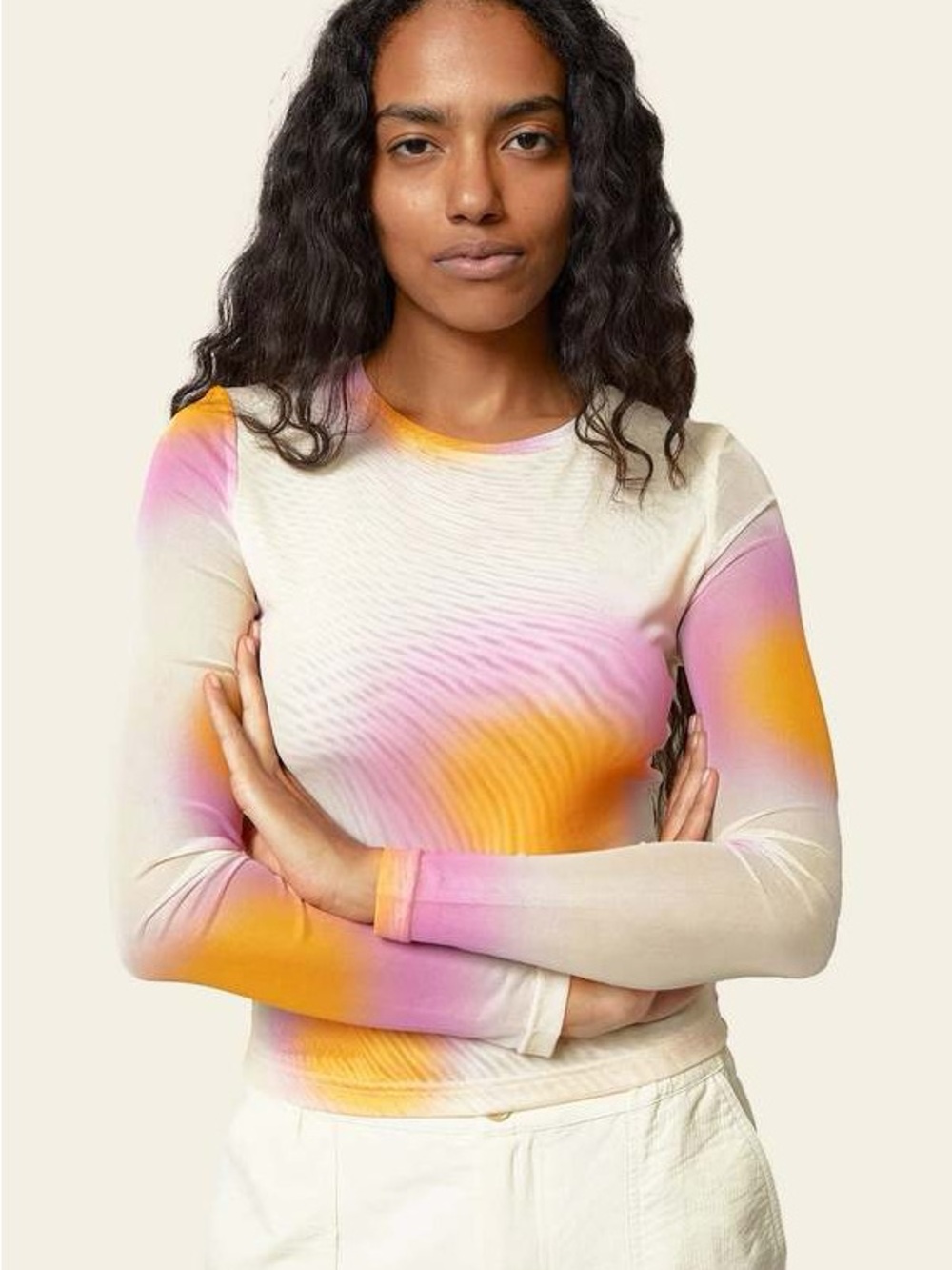 XL Find Me Now Mesh Aura Top